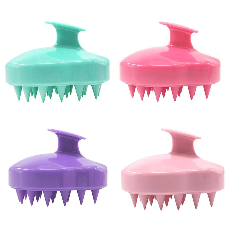 Silicone Head Body Scalp Massage Brush